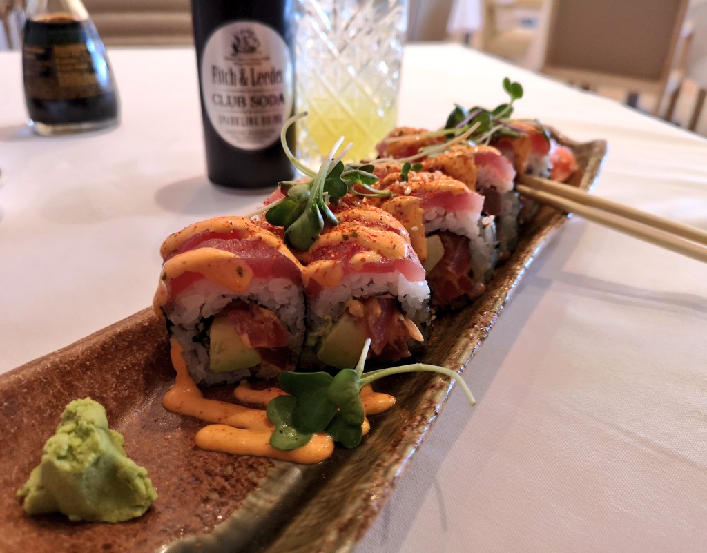 TechnoBokMedia's tweet photo. Journey into top-notch #FoodPhotography 🍣 with the @HuaweiZA Huawei P20 Pro #SharingMemories #Foodie #Japanese #Leica #CameraExcellence https://t.co/iN0f7QWvEY