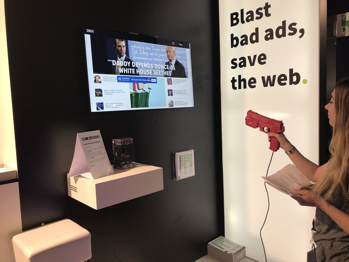 RRobertsonbrown's tweet photo. Our #adblaster game is in full flow at #dmexco. Come visit us at Stage 7, D48 https://t.co/bnSj1ujnRl