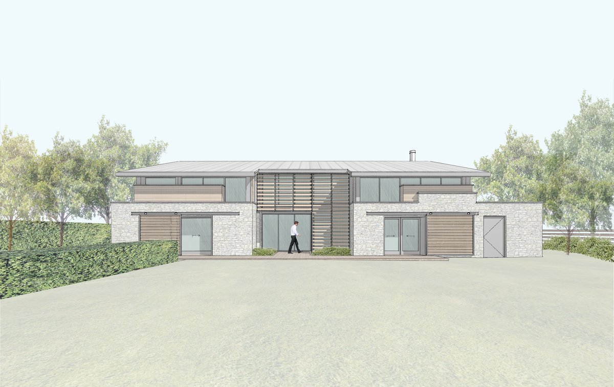 Good start to the week, with full planning approval for a highly sustainable, bespoke barn conversion located within the Wiltshire green belt. #architecture #planning #Wiltshire #barnconversion