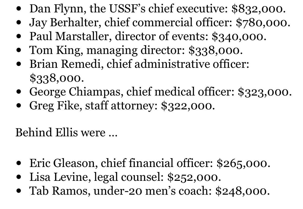 _TheAxiom_'s tweet photo. Due to SUM agreement #USMNT plays multiple games during the year vs. #MEX 

Costly ticket prices benefit SUM and MLS owners not the fans 

This also covers the salaries of the top #ussf employees @ussoccer    see👇 https://t.co/0G3vYDoLz1