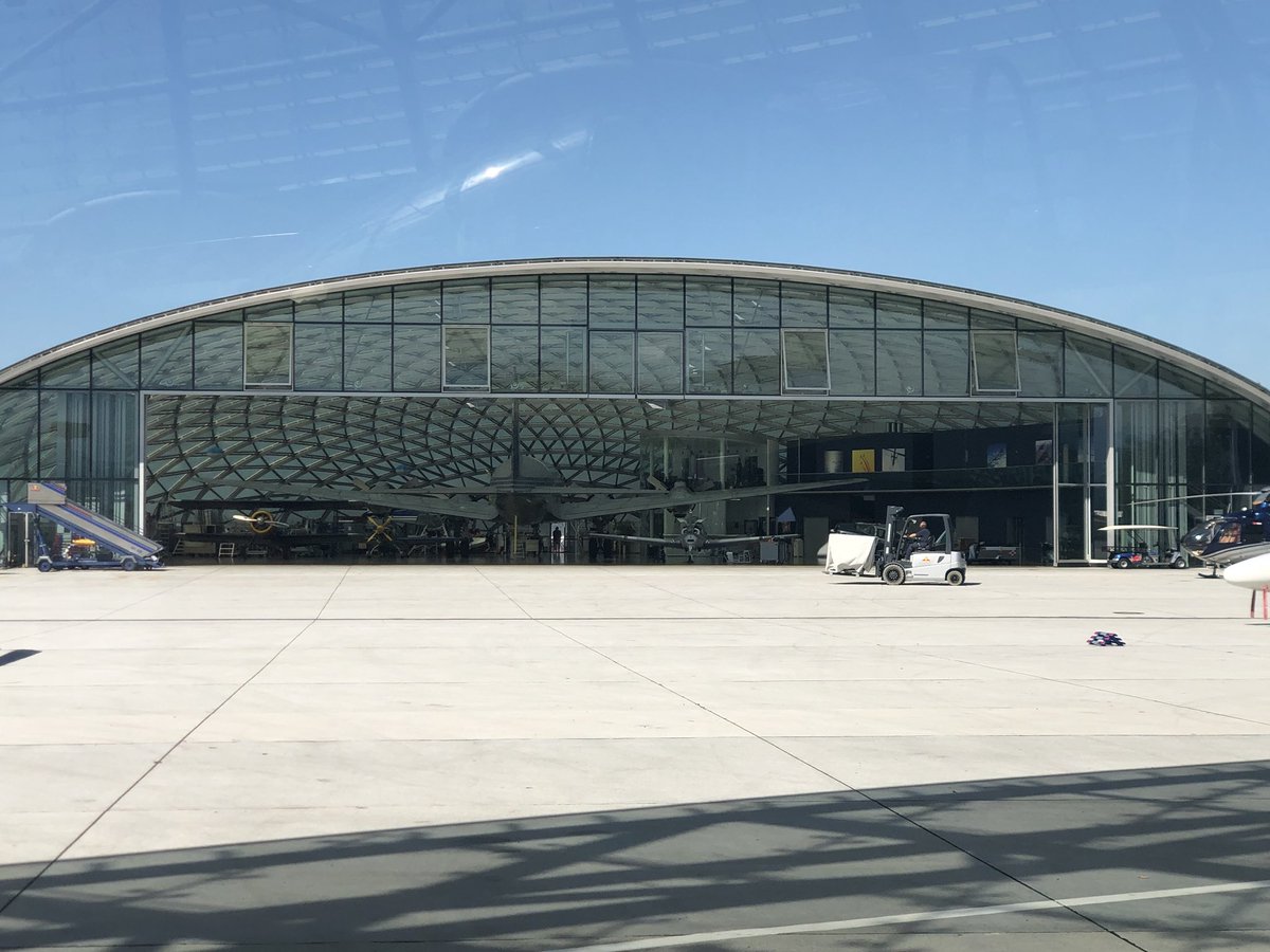 PhilSuglia's tweet photo. Touring the Red Bull hangar. https://t.co/ksjATz30e5