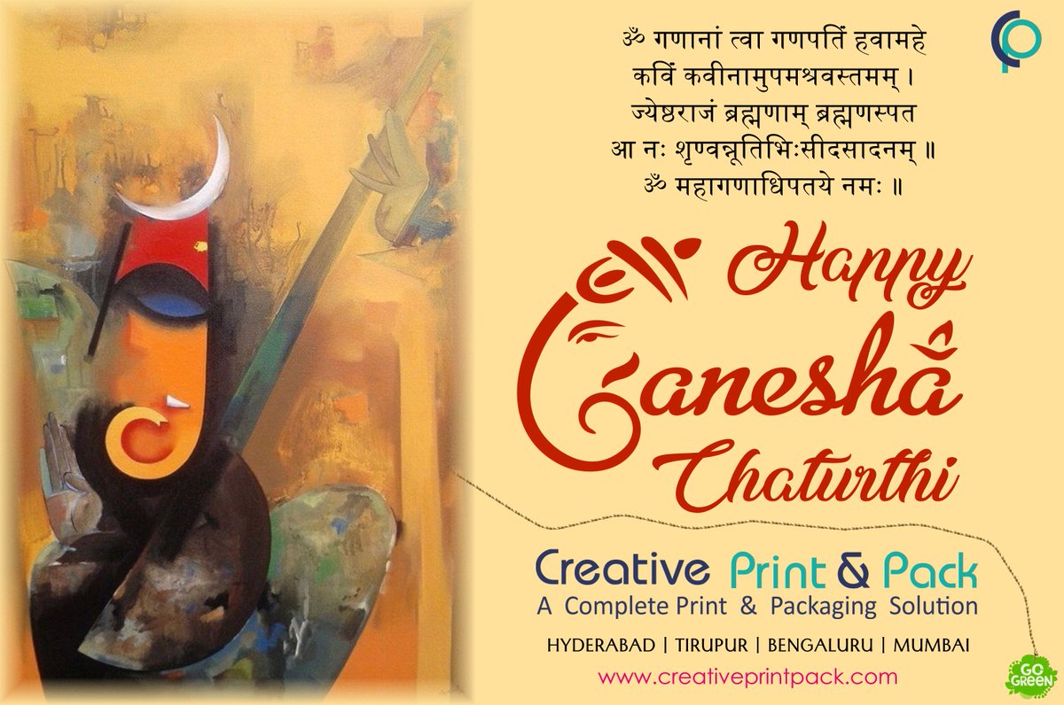cppindia's tweet photo. MAY THE LORD GANESHA BRINGS PEACE, HAPPINESS AND PROSPERITY TO YOU AND YOUR FAMILY " HAPPY GANESHA CHATURTHI "
#GaneshaChaturthi #GaneshChaturthi2018 #VinayagarChathurthi #VinayagarChaturthi #creativeprintpack #packaging #PackagingInnovations https://t.co/gU9Lu77y9k