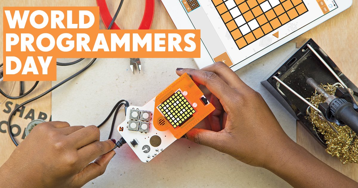 techwillsaveus's tweet image. Today is #WorldProgrammersDay, the 256th day of the year (the number of combinations in one byte of data). Fancy being a #programmer? Check out our Gamer Kit and supercharge your #gaming experience! Learn to build a console and #code your own games techwillsaveus.com/shop/gamer-kit…