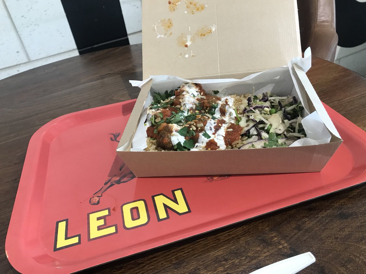 Well done @leonrestaurants healthy food, good portions, good value and great taste. Bringing restaurant food to service stations. Moroccan meatballs 👍🏽