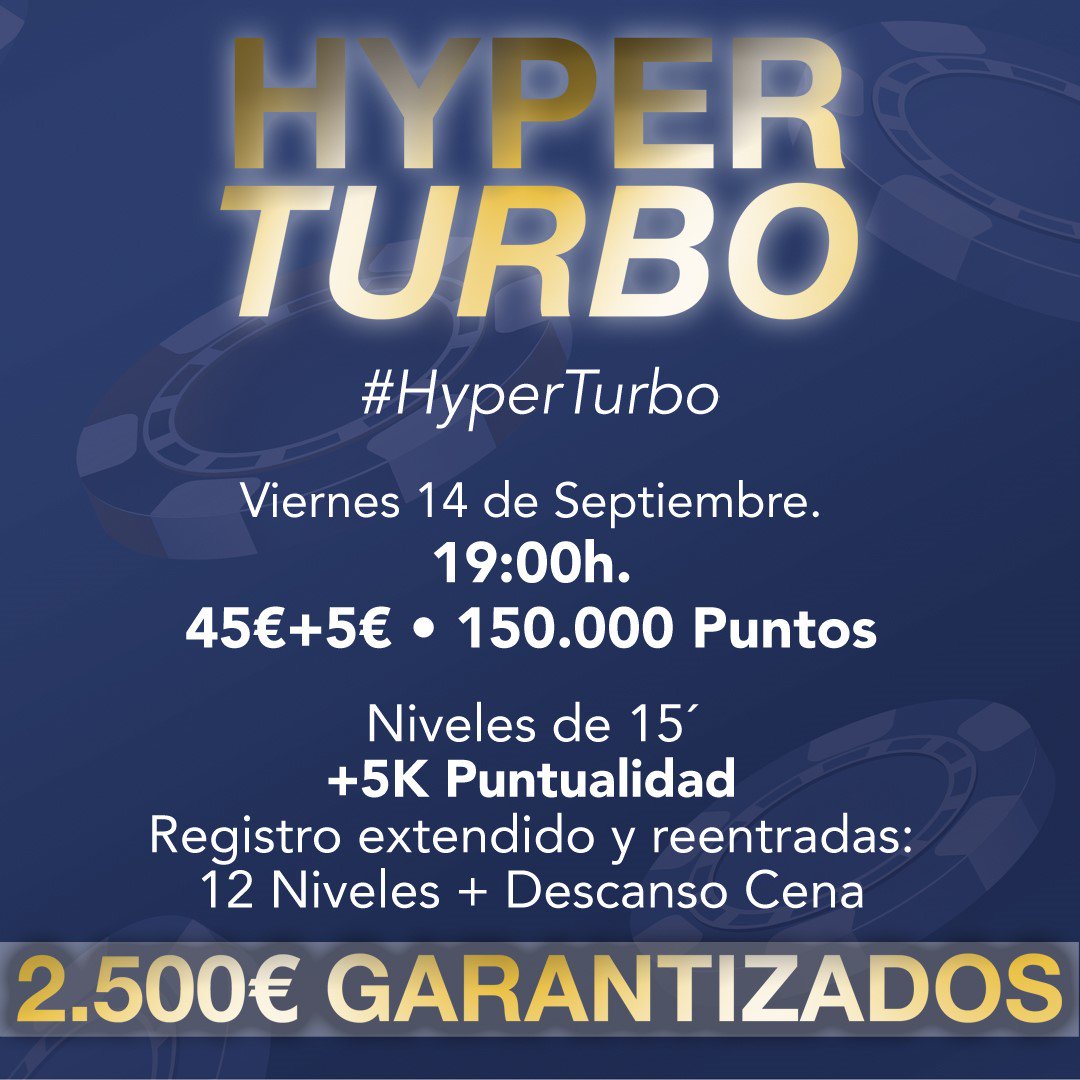 CasinoLaMancha's tweet photo. Otra oportunidad de puntuar en nuestra #LigaYChampions que está cada vez más interesante.
Este fin de semana nuevos torneos:
Viernes 14; 19h. #HyperTurbo
Sábado 15; 18h. #SuperKO
Toda la info y estructuras en https://t.co/G4o6DRG0Hb https://t.co/OfnJKwOAXz