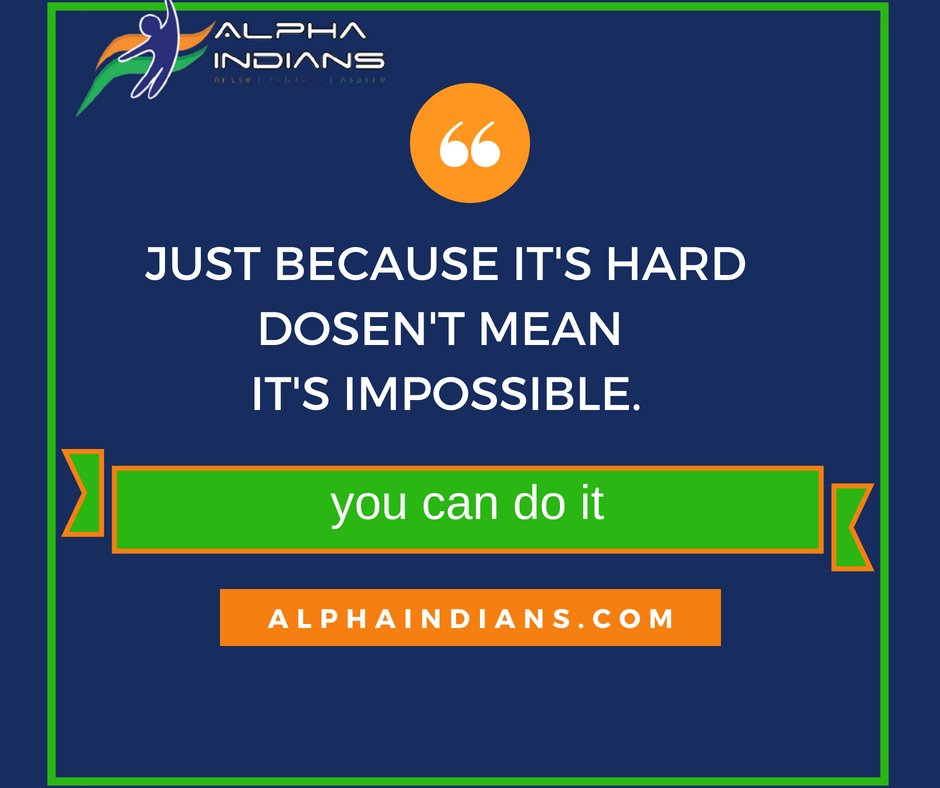 AlphaIndians's tweet photo. everything is possible in life@ALPHAINDIANS
#confidence #ability #motivational #inspirational #alphaindians https://t.co/8gmR93U73H