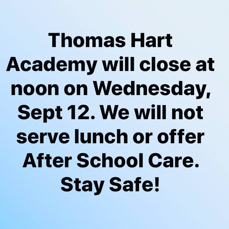 ThomasHartSC's tweet image. Stay Safe Hornets thomashart.org/2018/09/12/sta…