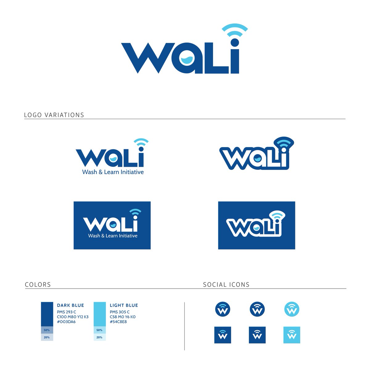 We love supporting brilliant ideas like bringing #learning #libraries to community laundromats. New #logo #brand #identity for Wash &amp; Learn Initiative (WALI), a program developed by @BSF_Intl - part of our ongoing collaboration with @thenantucketproject TNP Scholar Program