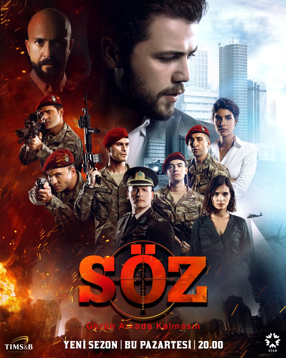 sozdizi's tweet photo. Ölümün acısını bizden iyi bilen mi var?

Yeni sezonun ilk bölümüyle Pazartesi 20.00'de #Star'dayız👊
#Söz @timsandb @startv https://t.co/iCCgWPHLo9