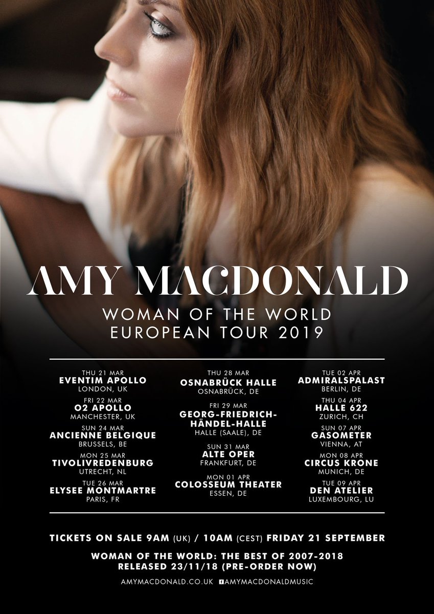 Live news - woman of the world tour 2019! 