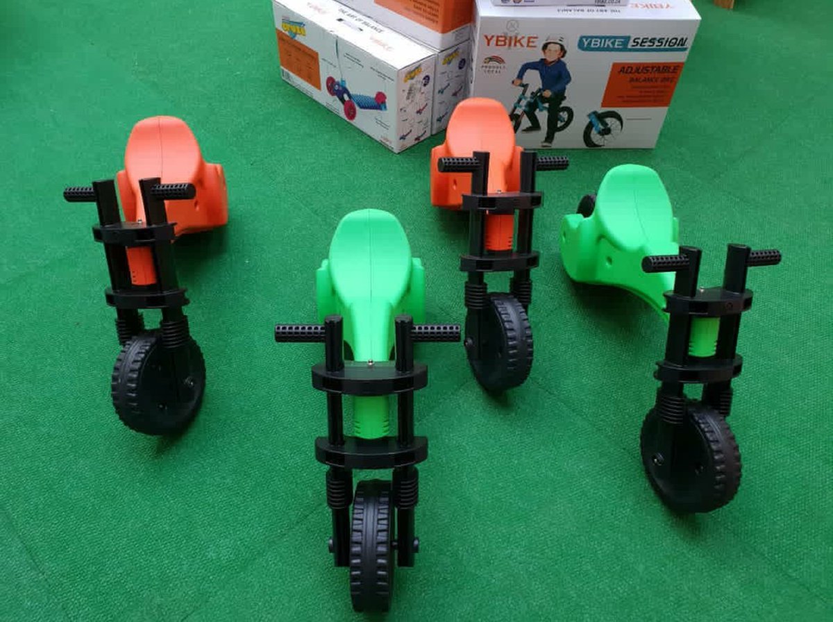 Whats your favourite colour #Ybike original? Available now in orange, green or recycled black.