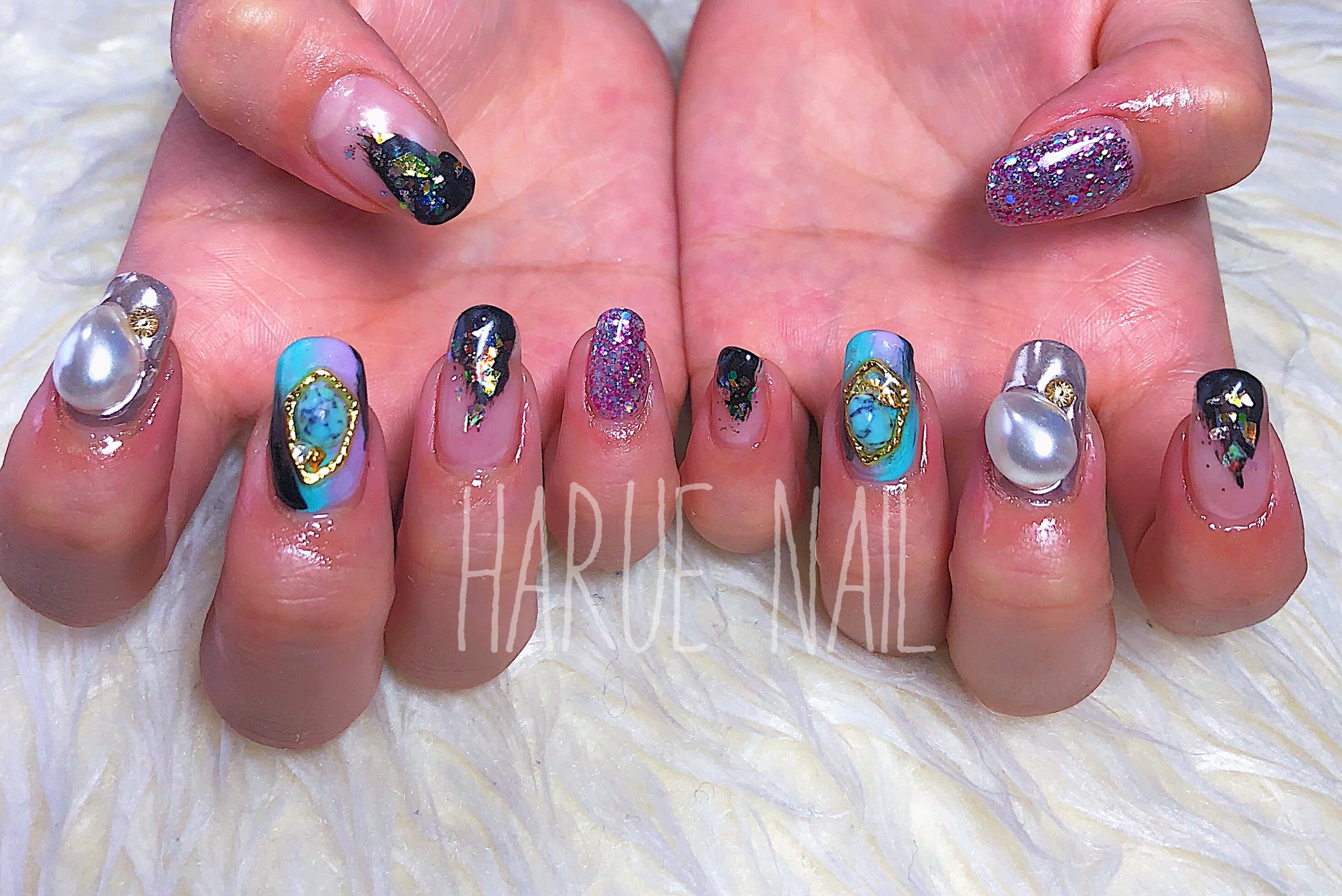 Harue 岡山ネイル 個性派ネイル ジェルネイル ネイルデザイン ネイルアート スカルプネイル Haruenail ミラーネイル 自宅ネイルサロン T Co Cnimzaj9m1 Twitter