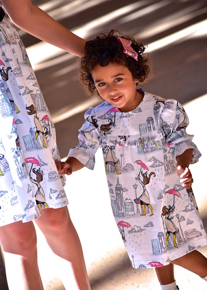 JamesGirone's tweet photo. #aw18 @fiveloavesgirl Sneak Peek: From the #fall2018 #kidscollection, The London Girl Baby Harper Dress. #girlsfashion #childrensfashion  #fiveloavestwofish #kidsfashion https://t.co/ymtWgI0D5G