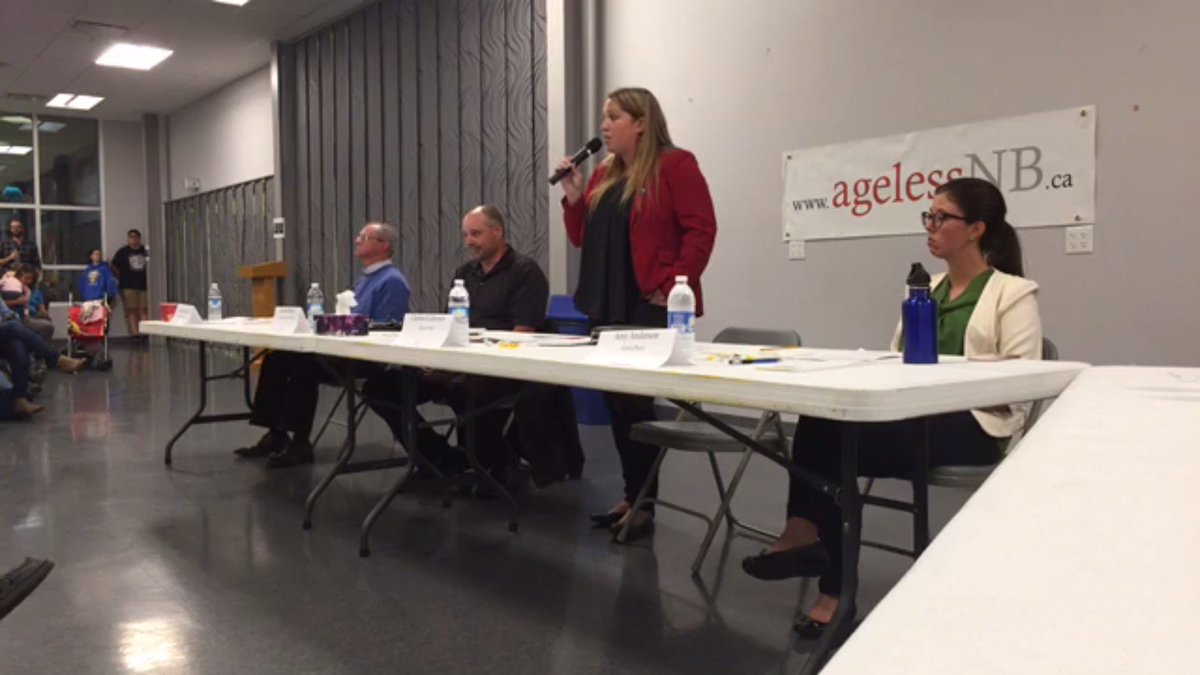 christyjo73's tweet photo. A great debate last night. Thanks to all who came out, asked questions and discussed the issues of Carleton. #NBVotes2018 https://t.co/WBE9TSkOJI