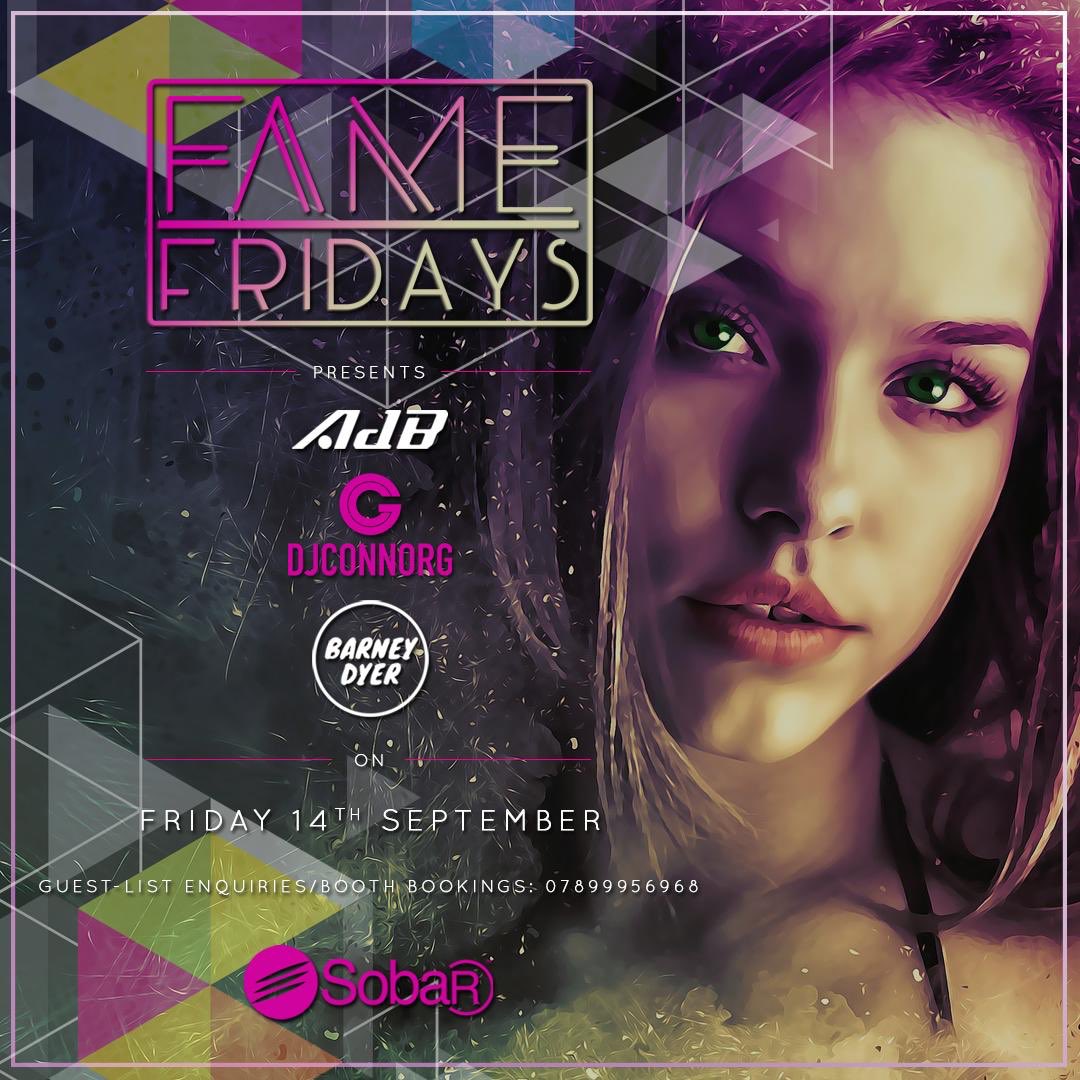 JoeyU2ng's tweet image. Fridays = @Fame_Sobar 🍹

Saturdays = @SobarWait 🥂

Booth Bookings 🍾
Guestlist 📝 
Birthdays 🎈
Celebrating 🎊 

Whatever it is.. Drop me a Message 📲

We have your Weekends Covered 🕺🏼💃🏼