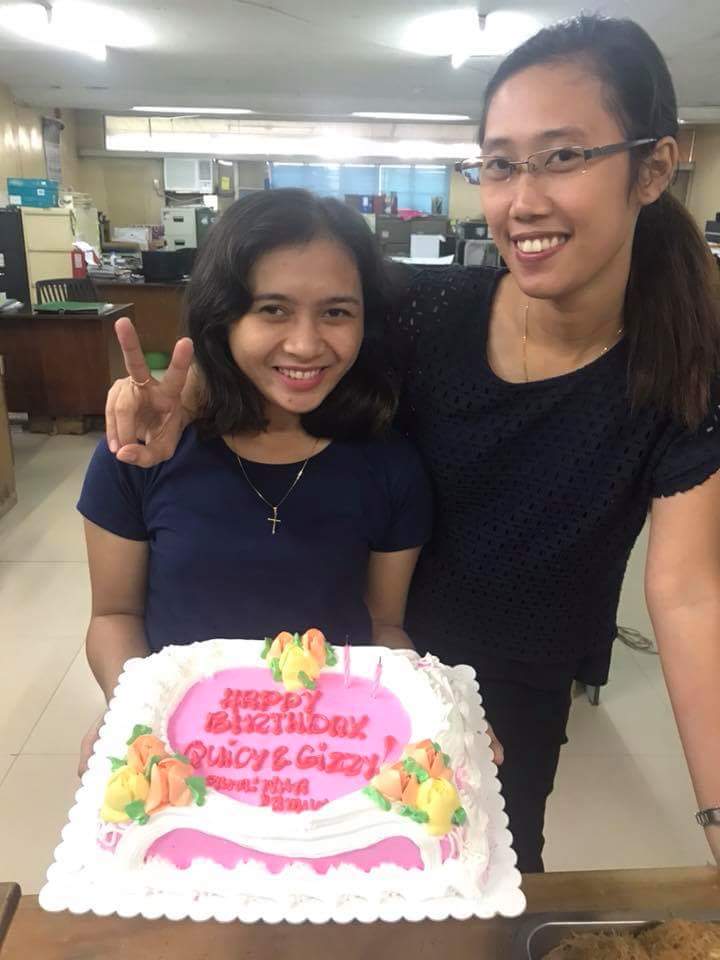 gizsalem's tweet photo. Thank you so much NHA Family for the birthday surprise for me and Quicy! Na surprise gyud ko ha. Wala ko'y radar anang surprise2x! πππ
#gizzyworkdiary https://t.co/WPaKOjafPM