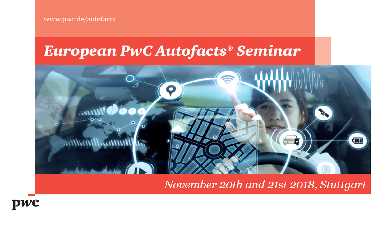 Alternative #powertrains, #robocabs and innovative #mobility services will shape the future. Get ready with us at the annual European PwC Autofacts® Seminar in November! Discuss the future of mobility with high-level attendees. 
For early registrations: events.de@de.pwc.com