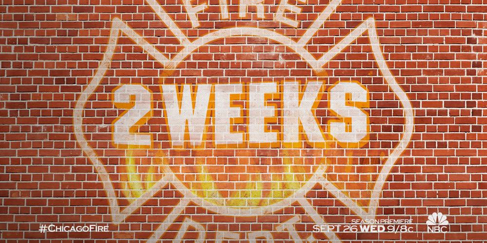 NBCOneChicago's tweet image. TWO WEEKS until we all unite on Wednesdays. ❤️🧡💙 #OneChicago