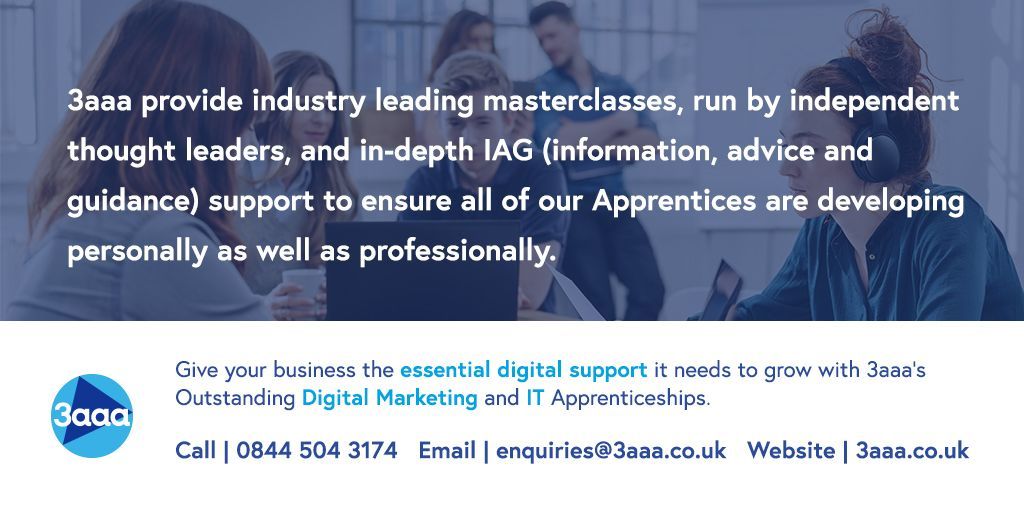 Take a look at our #IT and #DigitalMarketing Apprenticeship programmes here: buff.ly/2L5N601
If you think these roles could benefit your business then contact us today!
