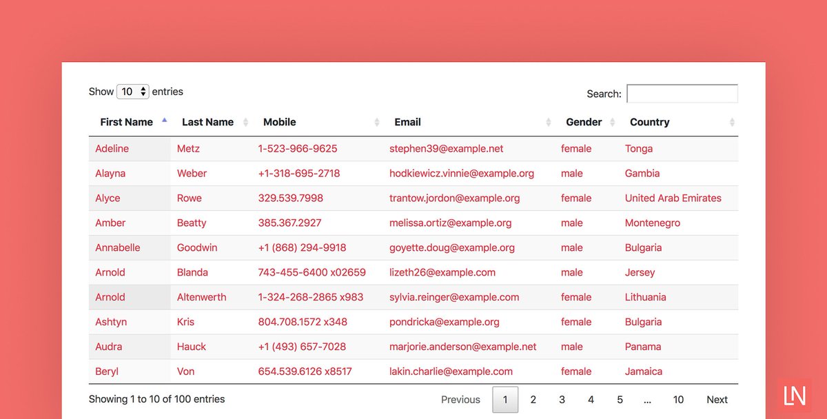 laravelnews's tweet image. Laratables: Ajax support of DataTables in Laravel 5 laravel-news.com/laratables by @paulredmond