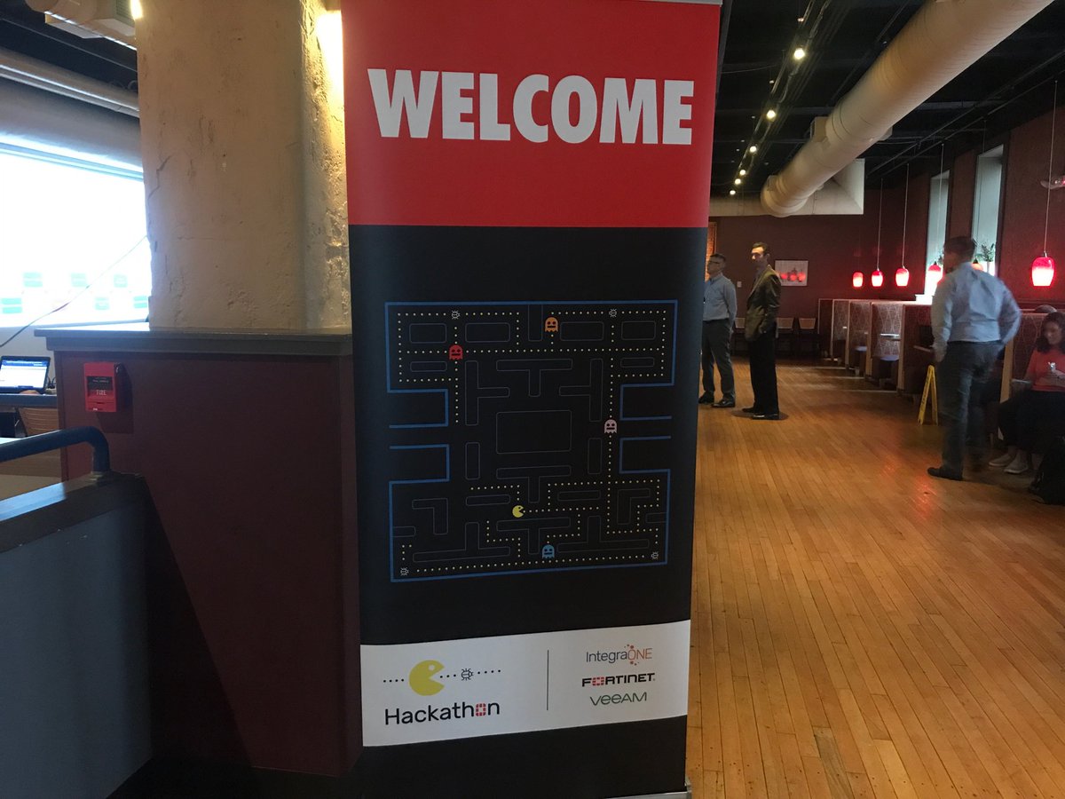 integraONE's tweet image. Welcome hackers! Let the ⁦@Fortinet⁩ Hackathon begin!