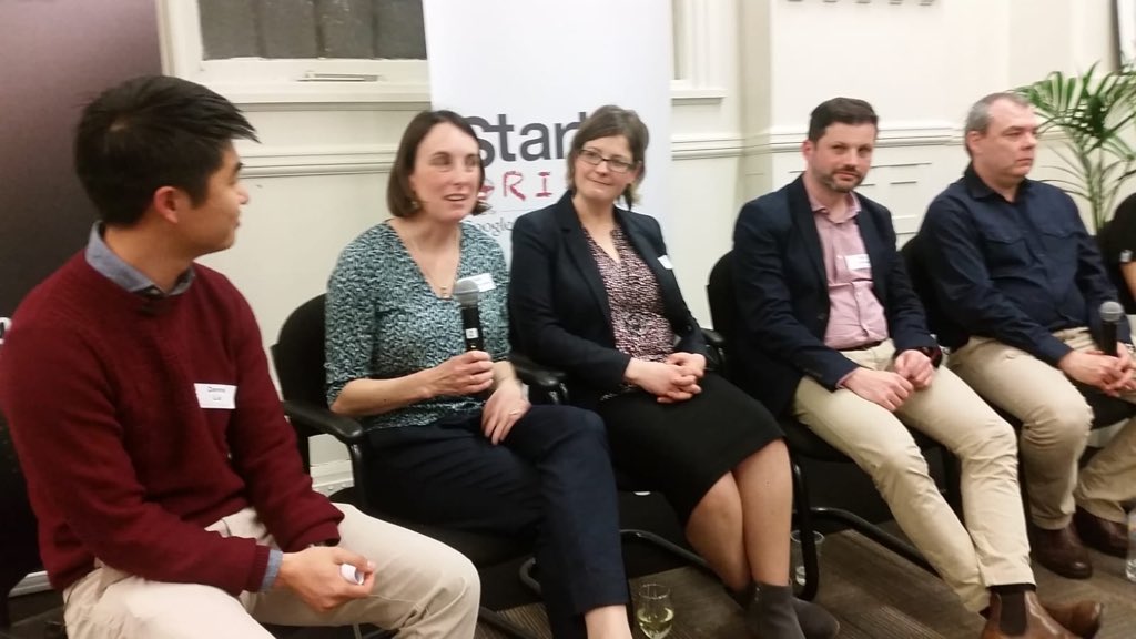 Fantastic panel discussion facilitated by <a href="/tdennisliu/">Dennis Liu</a>. Interesting &amp; thought-provoking questions from the audience! #aicollabADL #aicollaborative #ArtificialInteligence #DataScience #MachineLearning