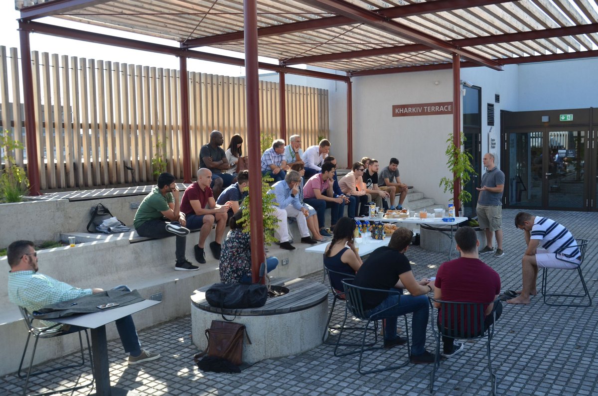 ceuilab's tweet photo. Today's CEU iLab breakfast was a great occasion for sharing experiences. We talked about startup challenges like teaming and financing in early stages. #ceuilab #startup #budapest #ceu https://t.co/pRbj8asXHc