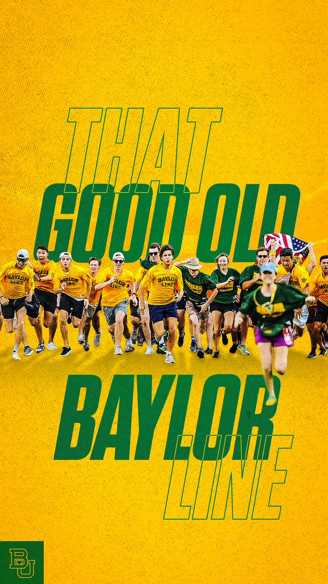 For all of the Baylor family that proudly wear the 💚 and 💛.

#SicEm

#WallpaperWednesday 📱🔒