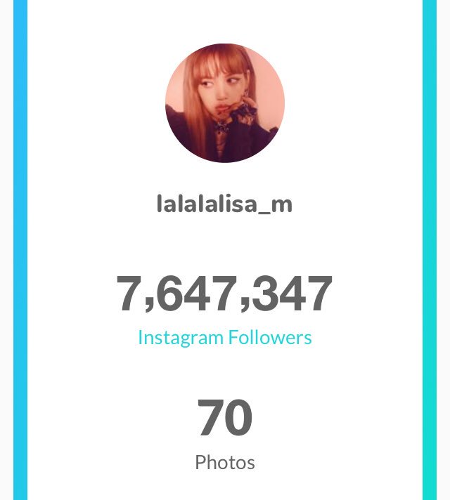 iiigreenz's tweet image. แคปยอดฟอลไอจีแบบเรียลทาร์ม ณ เวลา 20:30 น. (ตามเวลาประเทศไทย) เอาไว้

อยากรู้ว่าหลังงานนี้จะเพิ่มเท่าไหร่
#LisaxMichaelKors #LISA #BLACKPINK @ygofficialblink