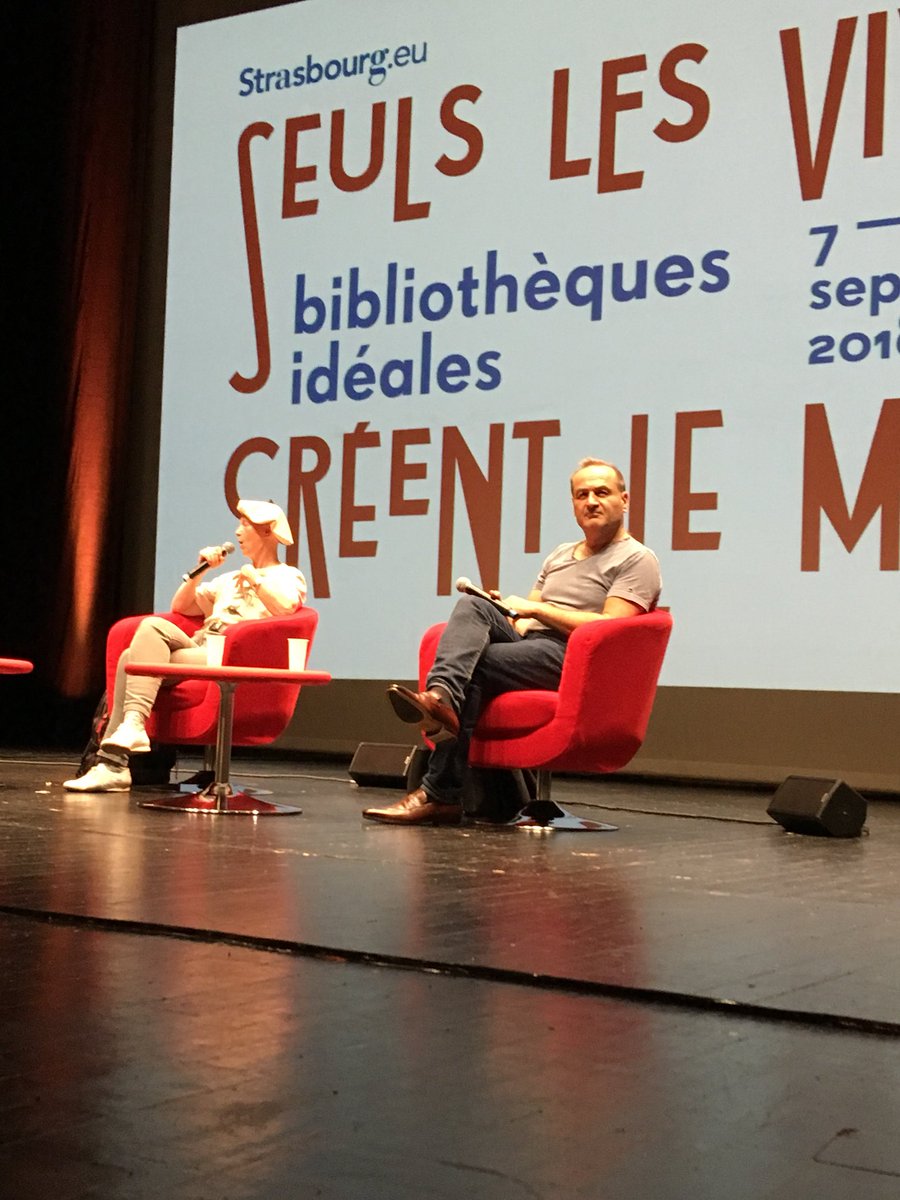 En direct des <a href="/Bibideales/">BibliothèquesIdéales</a> avec #MarieAudeMurail et #LaurentSeksik