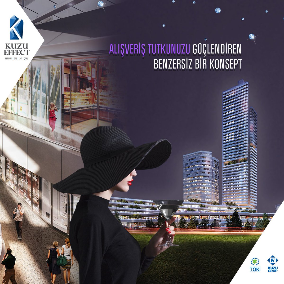 Alişveriş tutkunuzu güçlendiren, benzersiz bir konsept #kuzueffect #kuzugrup
