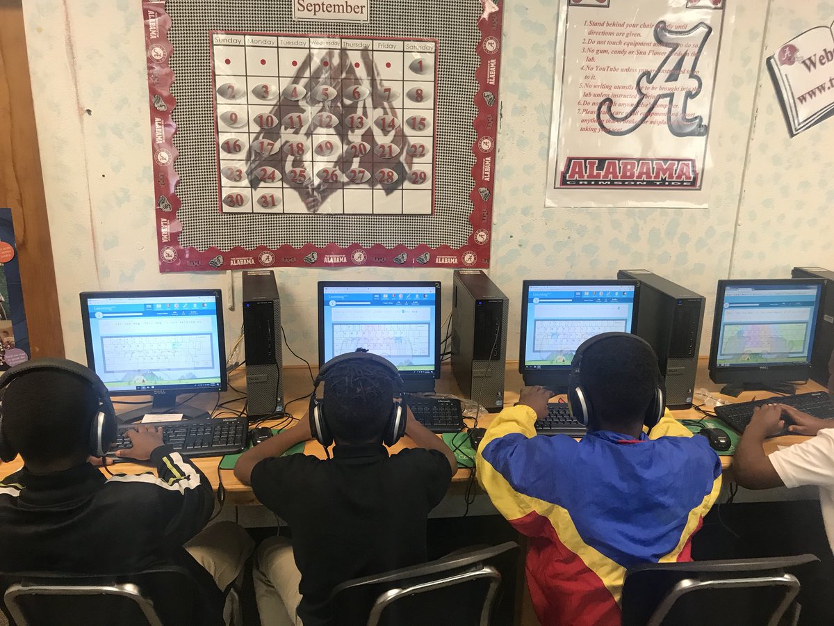 Johnson Elementary 5th grade students working on technology standards during lab time with Mr. Shepherd.  <a href="/ElementarySeth/">Seth Johnson Elementary</a> <a href="/MPSAL/">Montgomery Public Schools</a> <a href="/DegaSuper/">SuperDega</a> #MPSMovingForward #sethjohnsonrocks