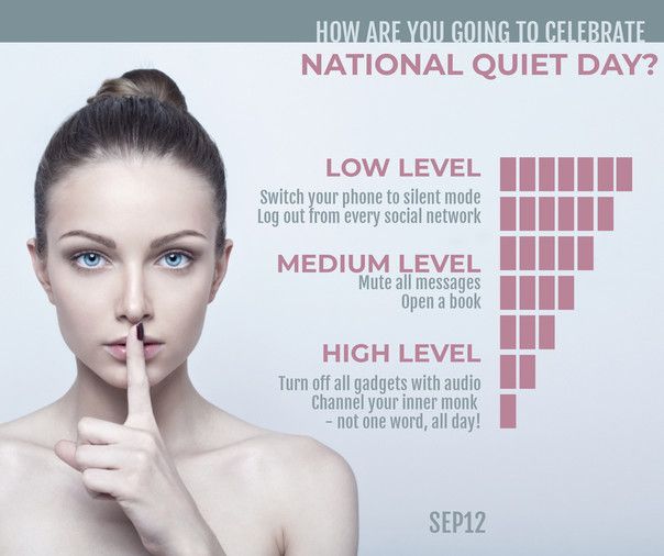 brettacombs's tweet photo. National Quiet Day https://t.co/sVzlKsPAce