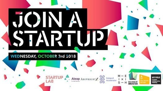 On October 3rd we're inviting you to meet a selection of Oslo's fastest growing tech startups, and hear about their recruitment needs. You might be just who they are looking for! Sign up for the event here: buff.ly/2MnJp5p
