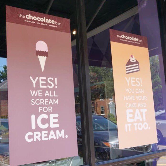 ChocolateBarHTX's tweet photo. Yes! We all scream for ICE CREAM (from The Chocolate Bar of course 😀). 

What’s your favorite flavor? https://t.co/NhtssDD7XC