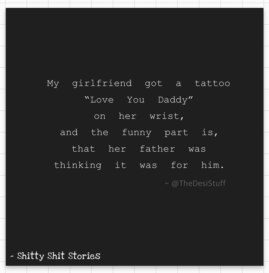 TheDesiStuff's tweet photo. Shitty Shit Stories https://t.co/GXr2bBi4Zn