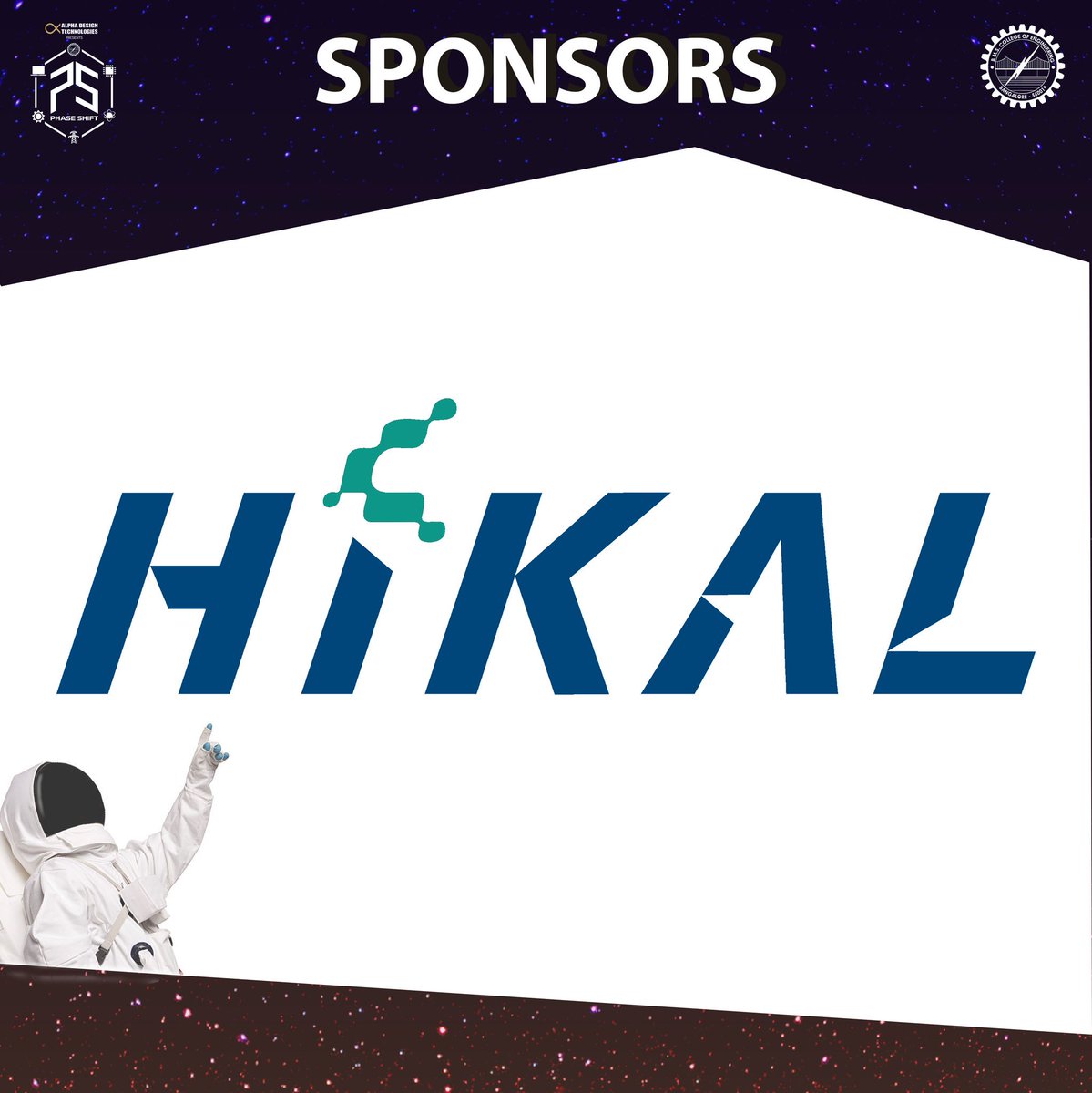 bmscephaseshift's tweet photo. Our sponsors, Hikal, are the partners-of-choice for solutions across the life sciences value chain! They are the first Indian Life Sciences company to receive the Responsible Care Certification from the ICCA. We are proud to be hosting them at #PhaseShift2018!
#SpaceSystems https://t.co/XHyKGyhAd5