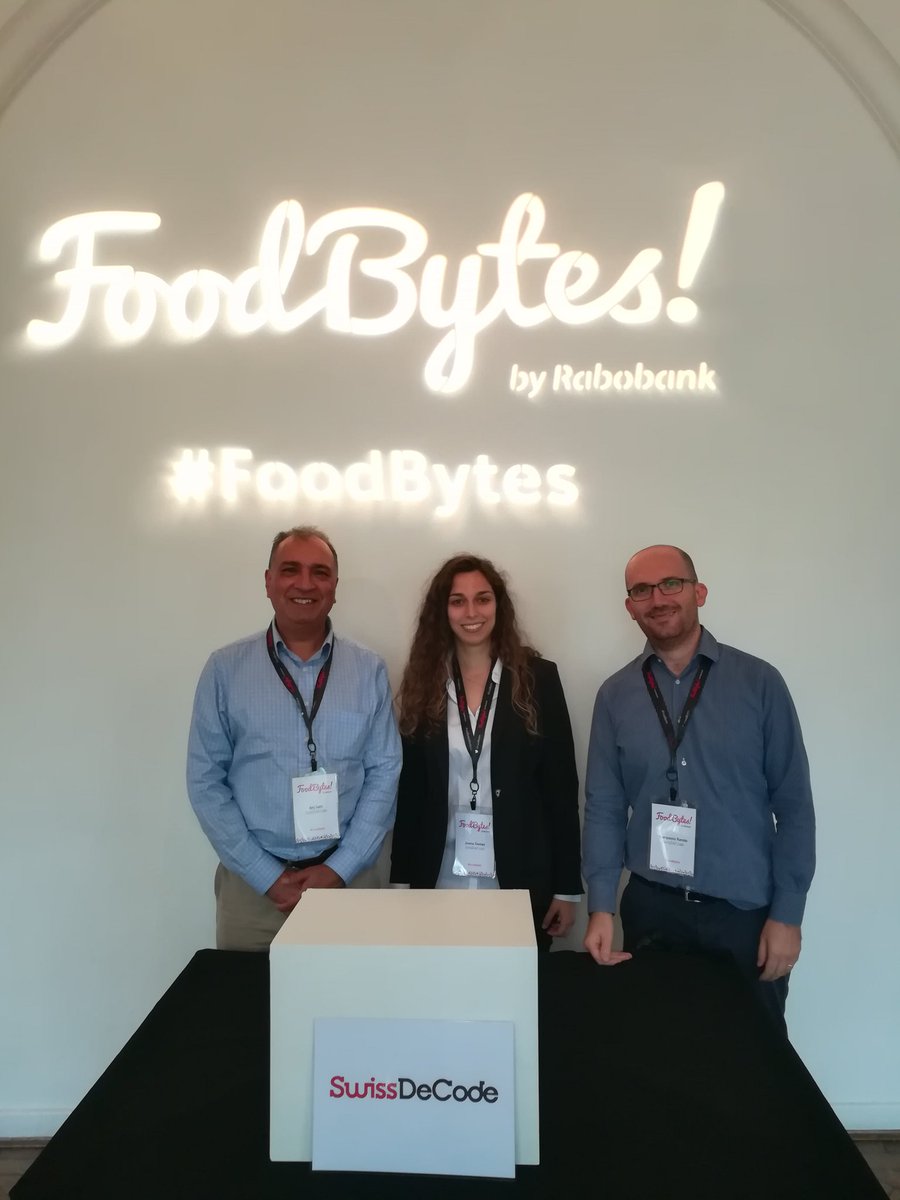 And so it begins! We're at #FoodBytes #London for two days of amazing solutions that are changing the food industry. Meet our team at our stand and see us and many other innovators pitch tomorrow! #foodsafety #foodstartups #foodtech