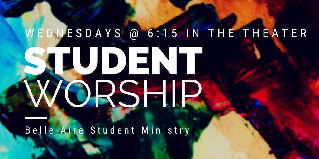 babc_students's tweet photo. Student worship tonight at 6:15.  We will be inside for worship and outside for a few games.  Dress accordingly. https://t.co/wQ26iuRMaJ