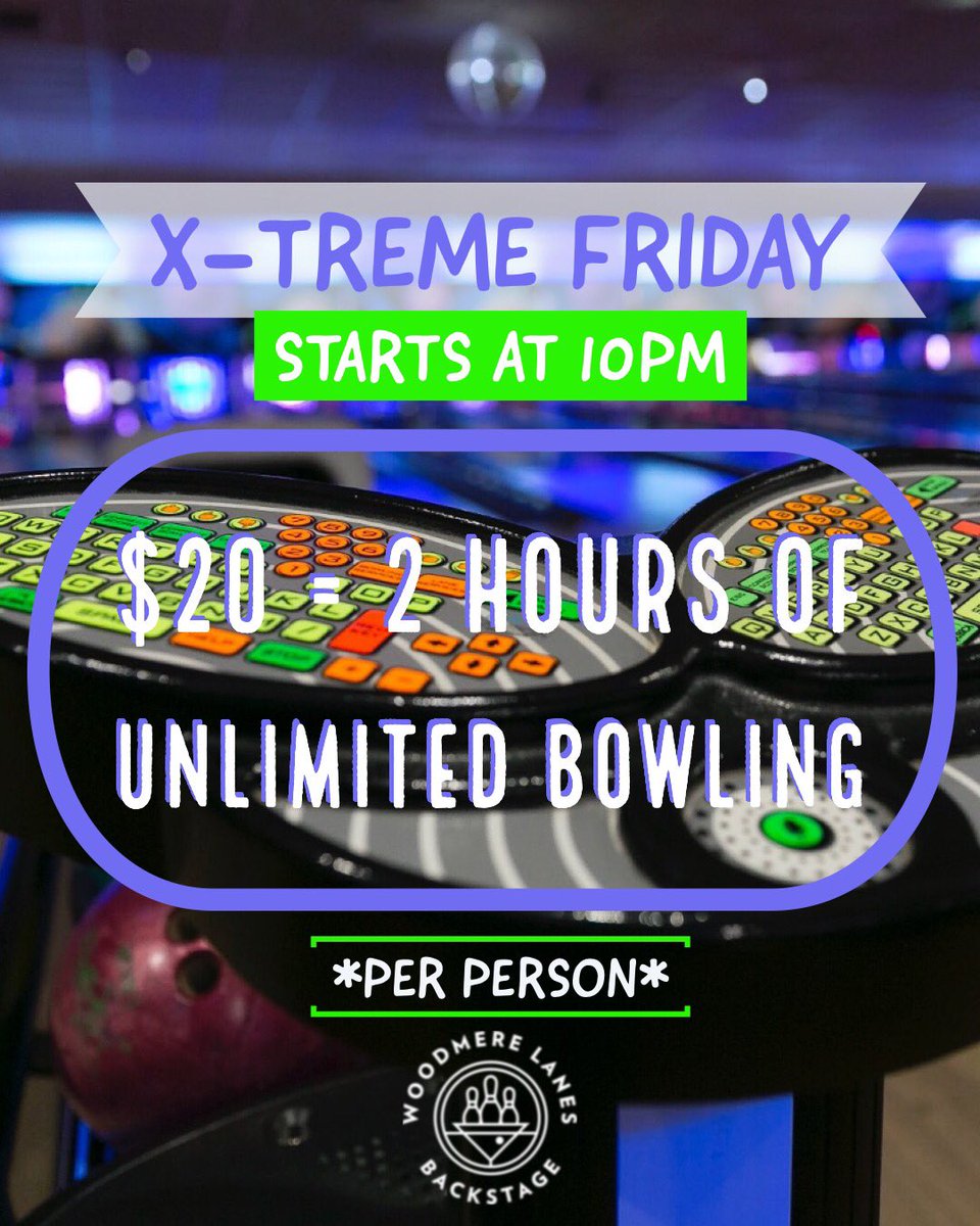 WoodmereLanes's tweet photo. weekend bowling specials 🎳 https://t.co/z8iFzywiMd