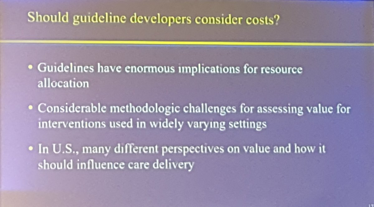 USGRADEnet's tweet photo. Well, should we?
#costmatters in #Guidelines presentation by Doug Owen.
@GINConference #GIN2018 https://t.co/a2VNlTRslm