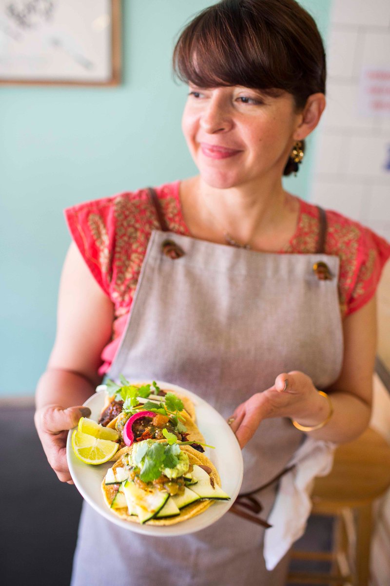 Chef Dominica Rice-Ciscneros of Cosecha believes that "every single person deserves access to high-quality foods" comes across in her incredible home-style seasonal Mexican cuisine. We can't wait to have Dominica join us at this year's Grazing event! bit.ly/grazeandgive20…