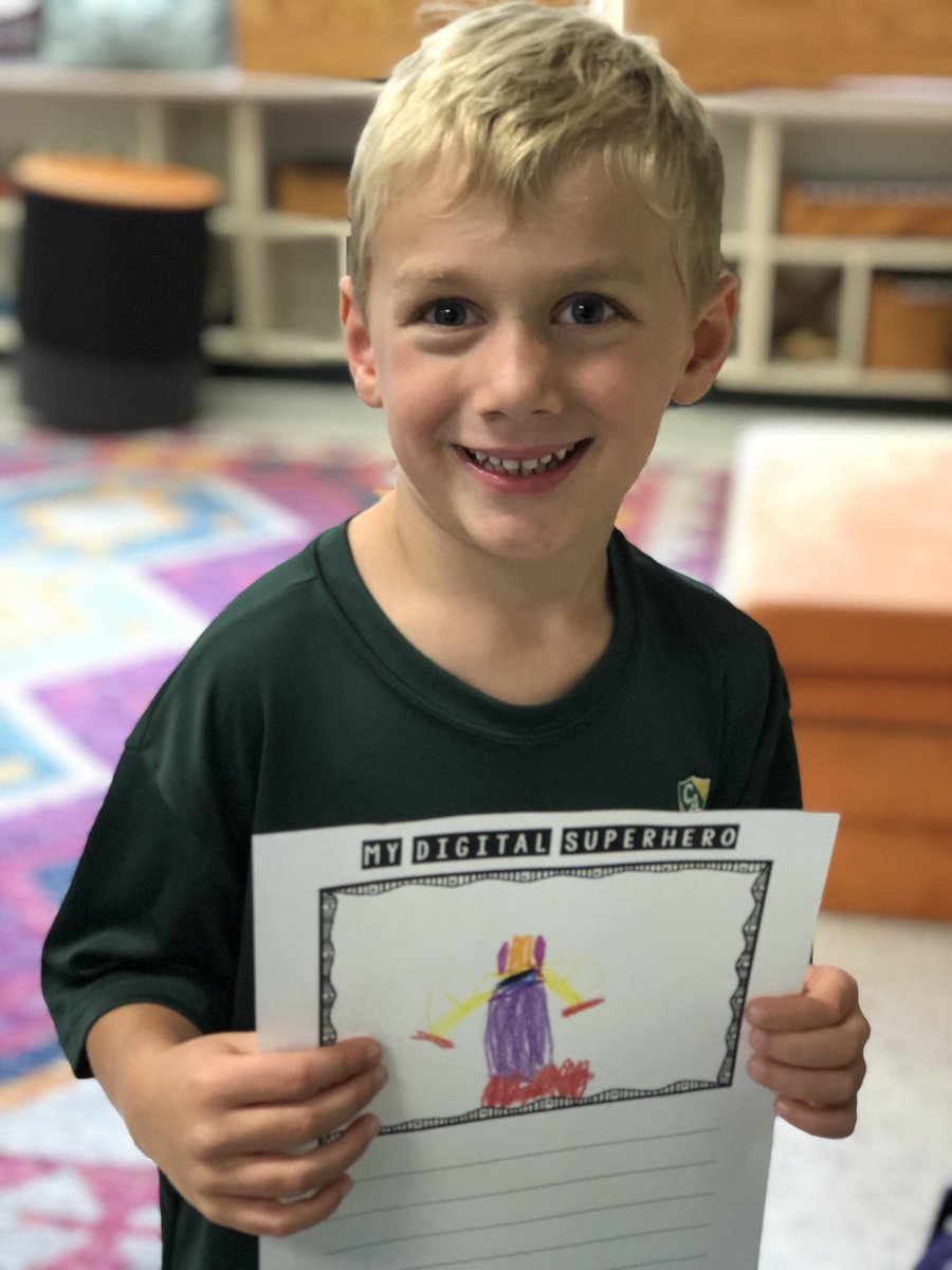 CBAWestChester's tweet photo. #Kindergarten is learning how to be a #gooddigitalcitizen #digitalsuperhero #techclassrocks @nearpod https://t.co/5u11mVjgsj