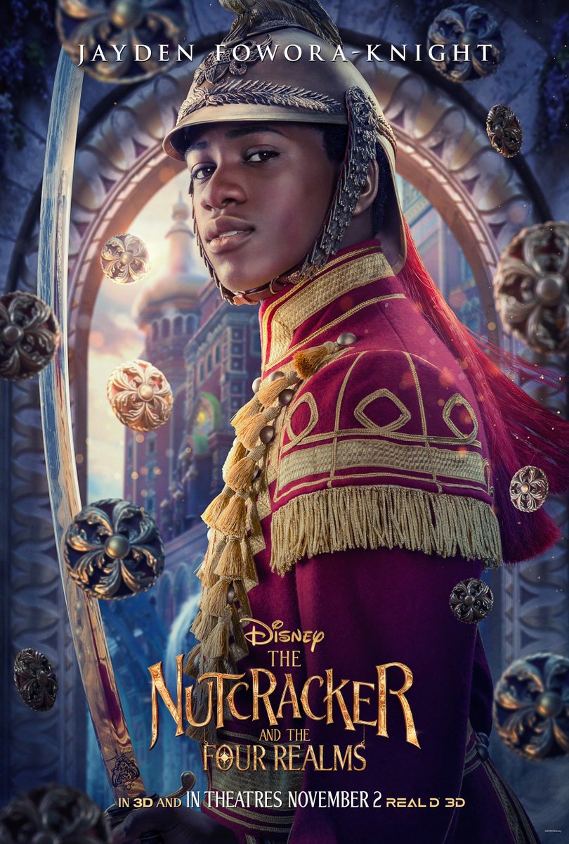 Disney S The Nutcracker And The Four Realms Character Posters Highlight A Star Studded Cast