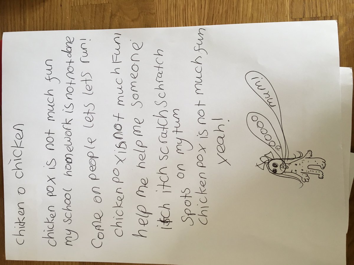 ⁦a little rap for you ⁦@AirthrieSchool⁩ ,making the most of the pox!