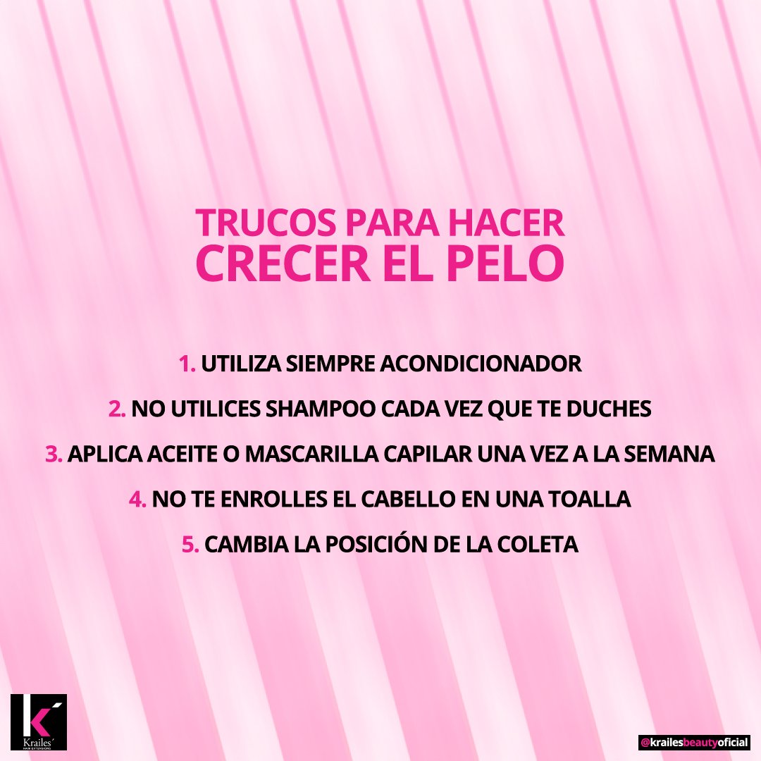 Hay personas que consideran que el cabello largo las favorece más, por ello, buscan la forma de hacer que crezca con la mayor rapidez posible 💆‍♀ Afortunadamente sí existen soluciones para esto y son muy sencillas ✅ 
#beautytips #kraileshair #haircare #hairtexture #trucos