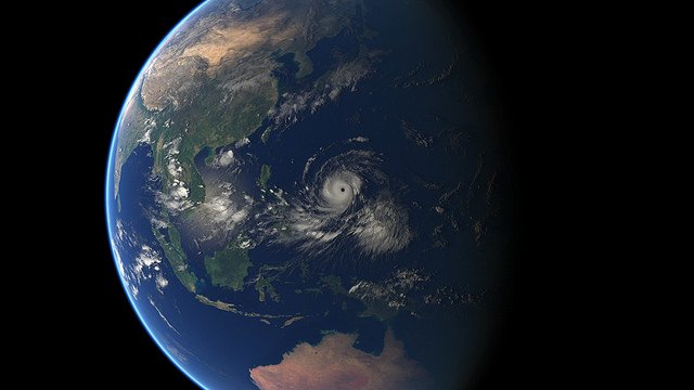 eumetsat's tweet photo. This image shows Super-Typhoon #Mangkhut - the strongest tropical cyclone of the year so far - over the Pacific Ocean at 06:00 UTC today. For information/updates on the storm and to download this image, head to our Flickr page: https://t.co/iJSGoeVool https://t.co/AY81IQXMZ7