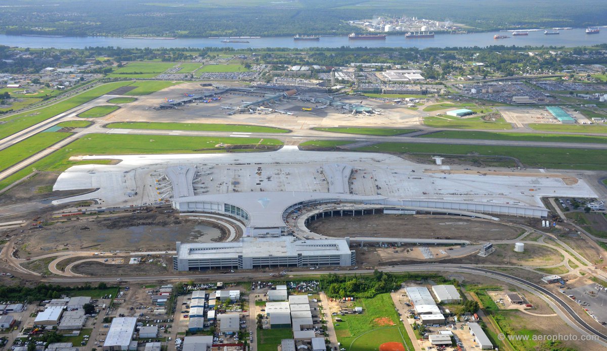 New Orleans Airport on Twitter: "Check out the latest aerial of #