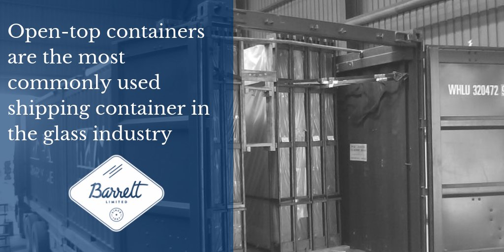 Open-top containers have dominated the architectural glass shipping world for years, and there's a reason for that. Read about why here: hubs.ly/H0dLgMs0