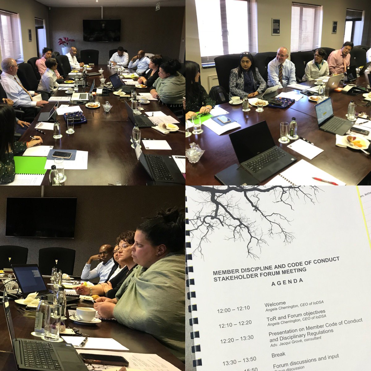 Leading a member stakeholder forum this afternoon on the review of member disciplinary code and regulations.  Great insight and contributions.  Thank you to our member participants. <a href="/The_IoDSA/">Institute of Directors South Africa</a>
